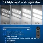 Ofuray 6500K Solar Motion Security Flood Lights