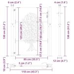 Garden Entrance Barrier for Patio and Property