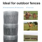 Heavy-Duty Galvanized Farm Fence for Animal Protection