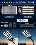 Solar Motion Sensor Flood Light for Outdoor Security