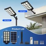 Solar Motion Sensor Street Light with Remote Control
