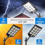 Solar Motion Sensor Street Light with Remote Control