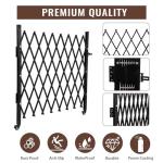 Hipicute Portable Steel Folding Security Gate