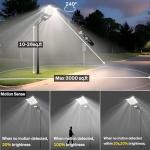 Super Bright Solar Flood Lights with Motion Sensor