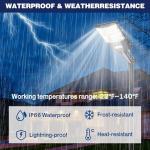 Super Bright Solar Flood Lights with Motion Sensor