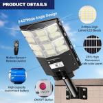 Super Bright Solar Flood Lights with Motion Sensor