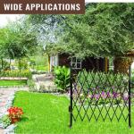 Hipicute Portable Steel Folding Security Gate