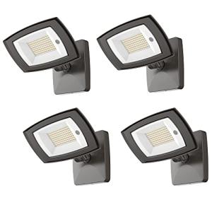 TIERONE 28W Remote LED Floodlight - 4 Pack