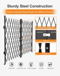 Expandable Double Folding Security Gate, 61" x 122