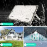 300W Outdoor LED Floodlight Security Light Set