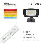 TIERONE 28W Remote LED Floodlight - 4 Pack