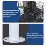 Heavy-Duty Outdoor CCTV Camera Mounting Pole