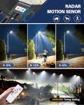 4-Pack Solar Motion Sensor Security Lights
