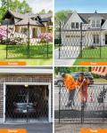 Expandable Double Folding Security Gate, 61" x 122