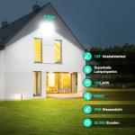300W Outdoor LED Floodlight Security Light Set