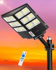 Gefolly SL-2100W Solar Motion Sensor Flood Light