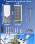Solar Street Light with Motion Sensor, 1000000LM
