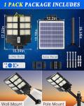 Gefolly SL-2100W Solar Motion Sensor Flood Light