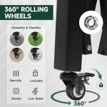 Folding Security Gate for Outdoor Spaces