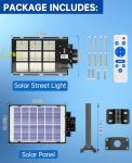 JAYNLT Solar Motion Sensor Street Light 3500W
