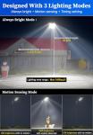 Solar Motion Sensor Flood Light for Outdoors