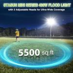 STASUN 2-Pack 480W LED Flood Lights 48000LM