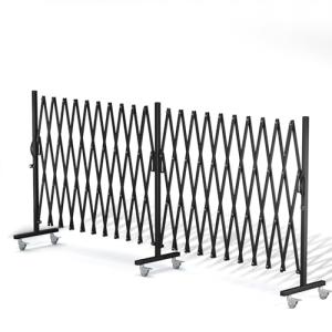Expandable Folding Security Gate for Indoor/Outdoor Use