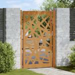 VidaXL Weathering Steel Garden Security Gate
