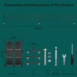 Expandable Folding Security Gate for Indoor/Outdoor Use