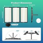 Ankishi 300W Super Bright Outdoor Floodlight - 4 Pack