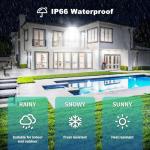 Ankishi 300W Super Bright Outdoor Floodlight - 4 Pack