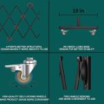 Expandable Folding Security Gate for Indoor/Outdoor Use