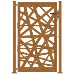 VidaXL Weathering Steel Garden Security Gate
