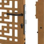 Weatherproof Steel Garden Gate with Cross Design
