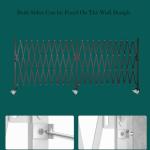 Expandable Folding Security Gate for Indoor/Outdoor Use