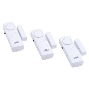 Burg Wachter EA306 Magnetic Door or Window Contcat Alarm - White (Pack of 3)