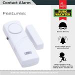 Burg Wachter EA306 Magnetic Door or Window Contcat Alarm - White (Pack of 3)