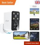 Wireless 2K Outdoor Security Camera with Motion Detection
