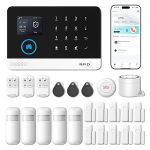 XNY Wireless Home Alarm System with App Alerts