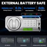 Fireproof Waterproof Digital Safe Box for Home