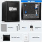 Fireproof Waterproof Digital Safe Box for Home