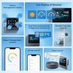 Smart WiFi Scene Wall Switch with Temperature Control