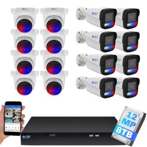 4K Varifocal Zoom Bullet Security Camera with Night Vision