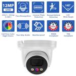 4K Varifocal Zoom Bullet Security Camera with Night Vision