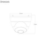 180° HD Dome Security Camera with Night Vision