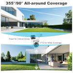 GENBOLT Outdoor WiFi PTZ Security Camera