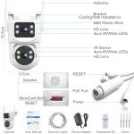 GENBOLT Outdoor WiFi PTZ Security Camera