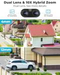 4MP Dual Lens WiFi PTZ Security Camera