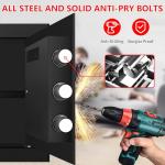 Fireproof and Waterproof Home Safe with Keypad