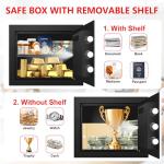 Fireproof and Waterproof Home Safe with Keypad